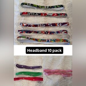 Women’s Under Armor and Adidas Headbands - you get ALL 10!!! Plus free laces!